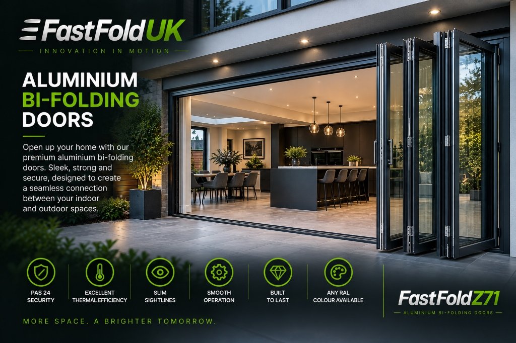FastFoldZ71 Aluminium Bi-Folding Doors
