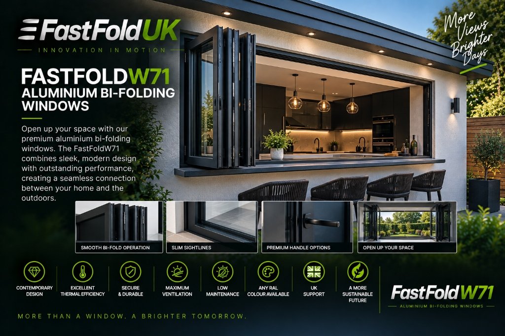 FastFold UK - FastFoldW71 Bi-Folding Windows