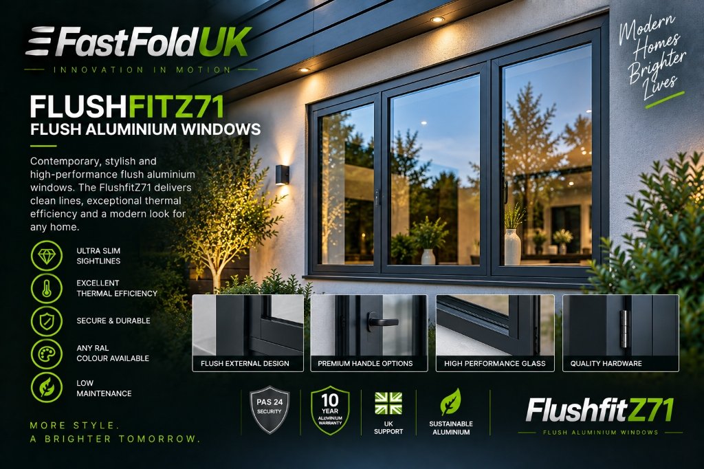 FastFold UK - FlushfitZ71 Flush Windows